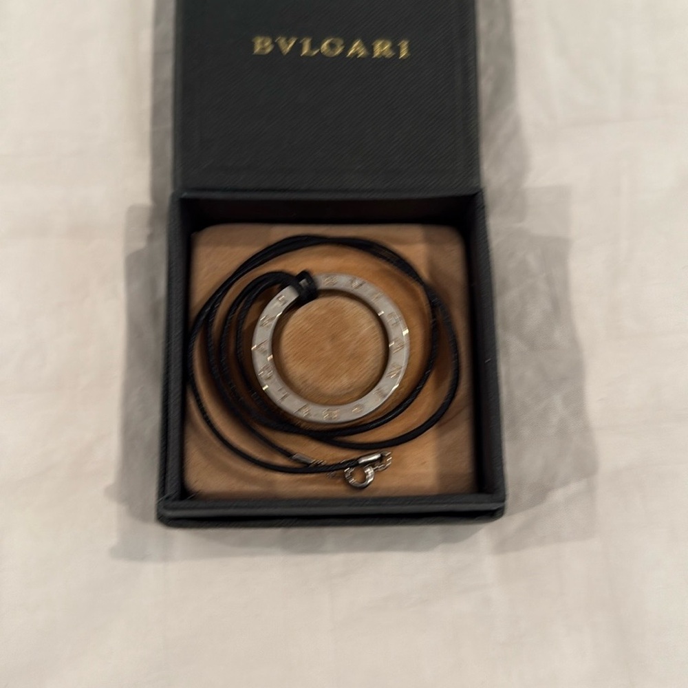 Bulgari Black Box with Gold Lettering